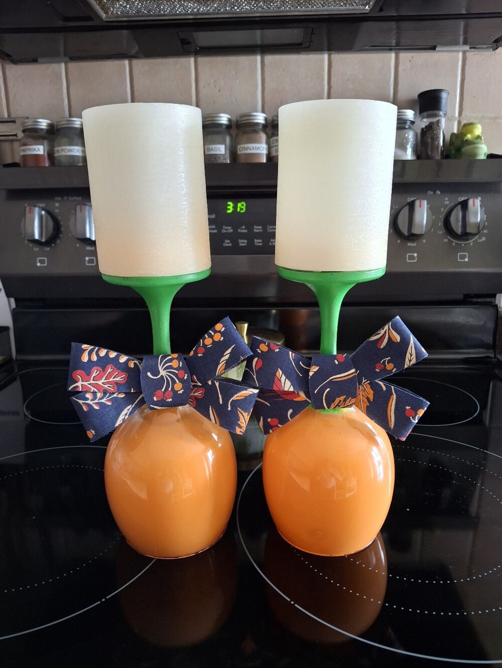 Pumpkin Candelsticks